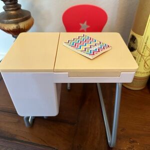 American Girl Doll desk and notebook. All like new and great condition